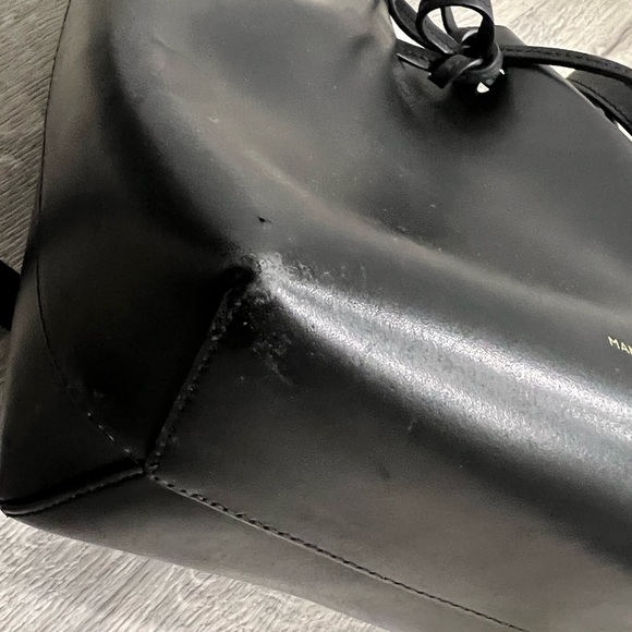 MANSUR GAVRIEL Mini Leather Bucket Bag. - Picture 15 of 15